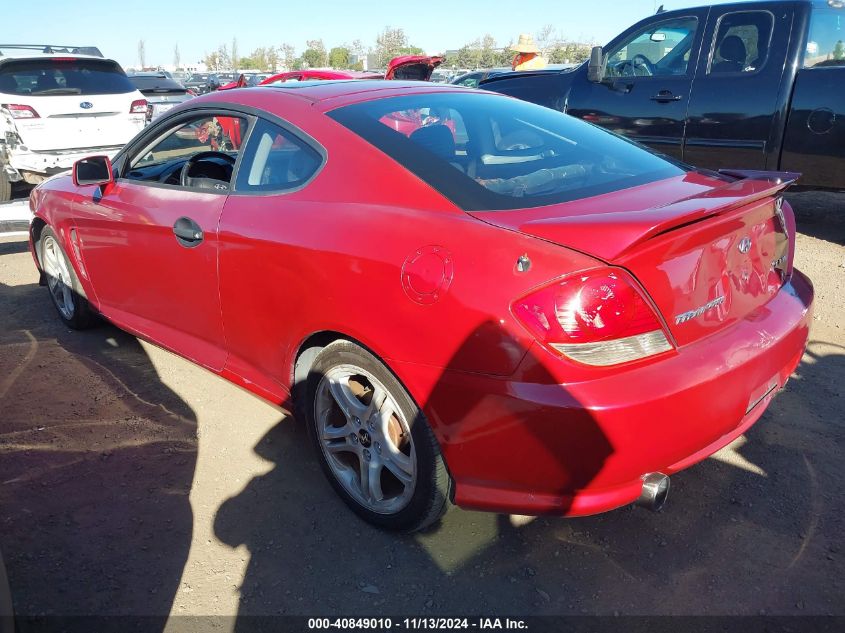 2006 Hyundai Tiburon Gt/Gt Limited/Se VIN: KMHHN65F46U191603 Lot: 40849010