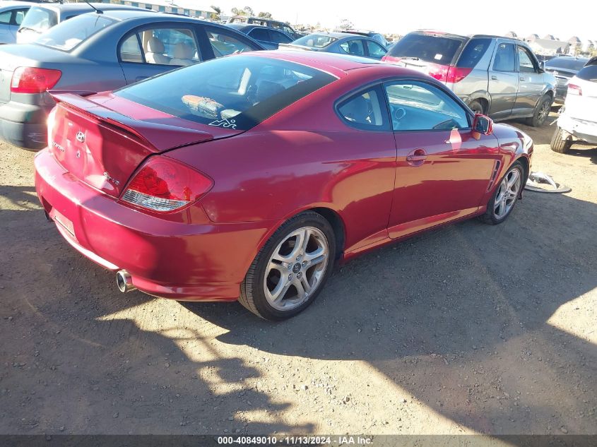 2006 Hyundai Tiburon Gt/Gt Limited/Se VIN: KMHHN65F46U191603 Lot: 40849010