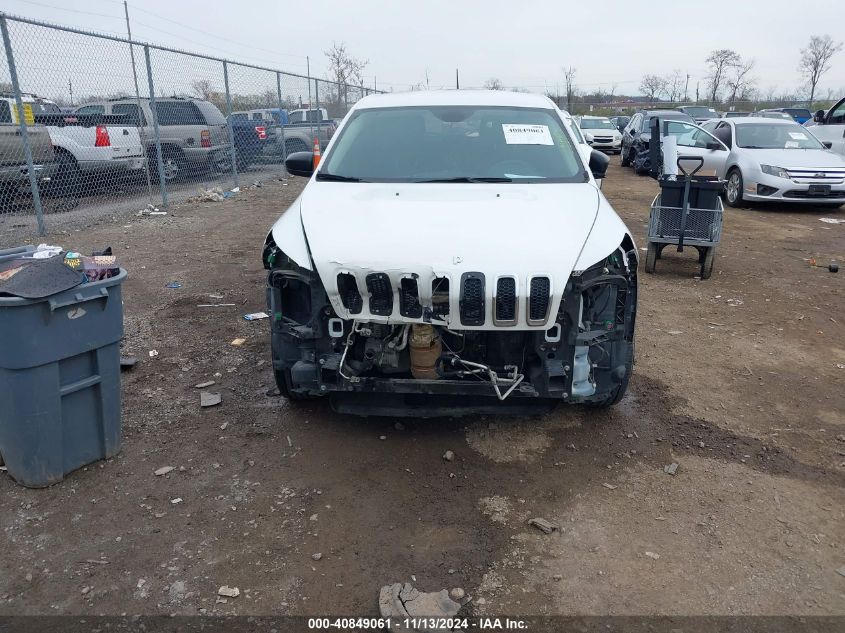 2017 Jeep Cherokee Sport 4X4 VIN: 1C4PJMAS9HW631454 Lot: 40849061