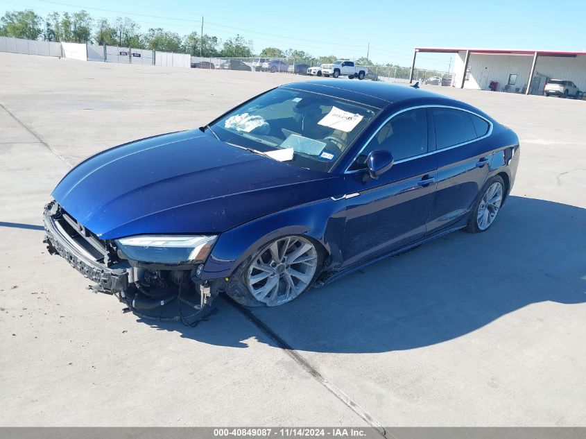 2023 Audi A5 Sportback Premium 40 Tfsi Quattro S Tronic VIN: WAUABCF52PA051889 Lot: 40849087