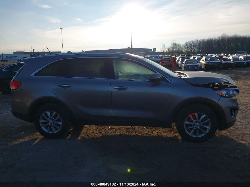 2016 Kia Sorento 2.4L Lx VIN: 5XYPGDA36GG110307 Lot: 40849102