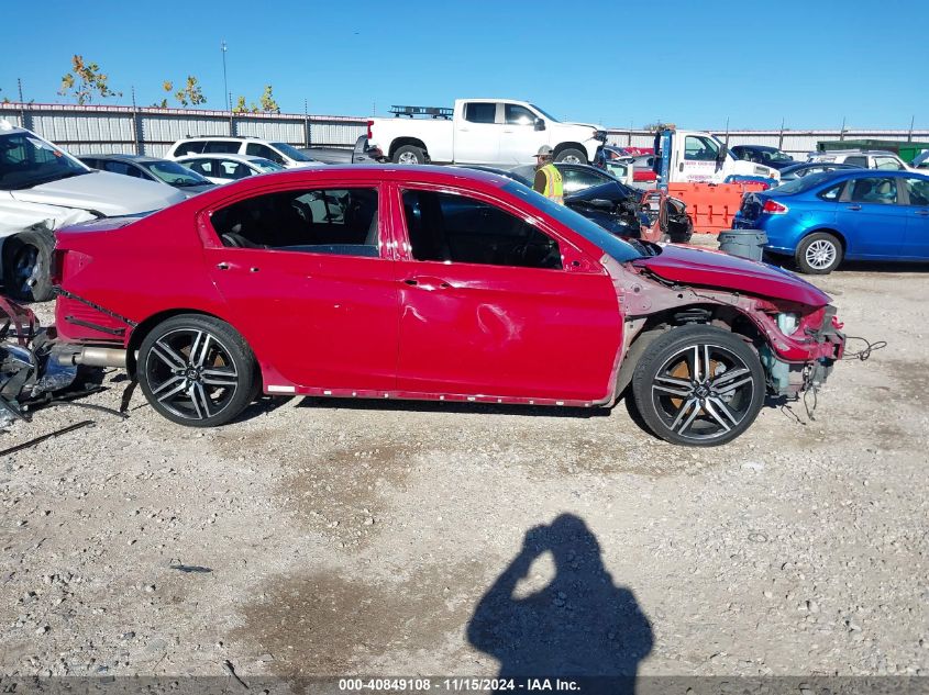 2016 Honda Accord Sport VIN: 1HGCR2F51GA228192 Lot: 40849108