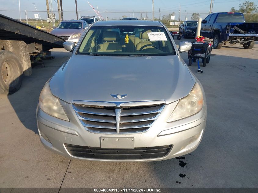 2011 Hyundai Genesis 3.8 VIN: KMHGC4DE4BU122709 Lot: 40849113