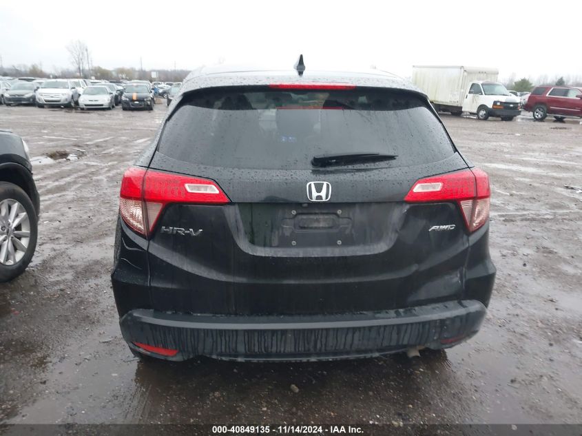 2016 Honda Hr-V Ex VIN: 3CZRU6H5XGM768343 Lot: 40849135