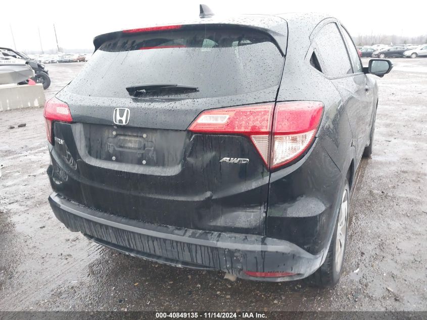 2016 Honda Hr-V Ex VIN: 3CZRU6H5XGM768343 Lot: 40849135