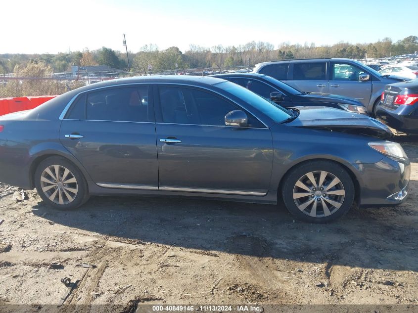 2011 Toyota Avalon Limited VIN: 4T1BK3DB9BU398560 Lot: 40849146