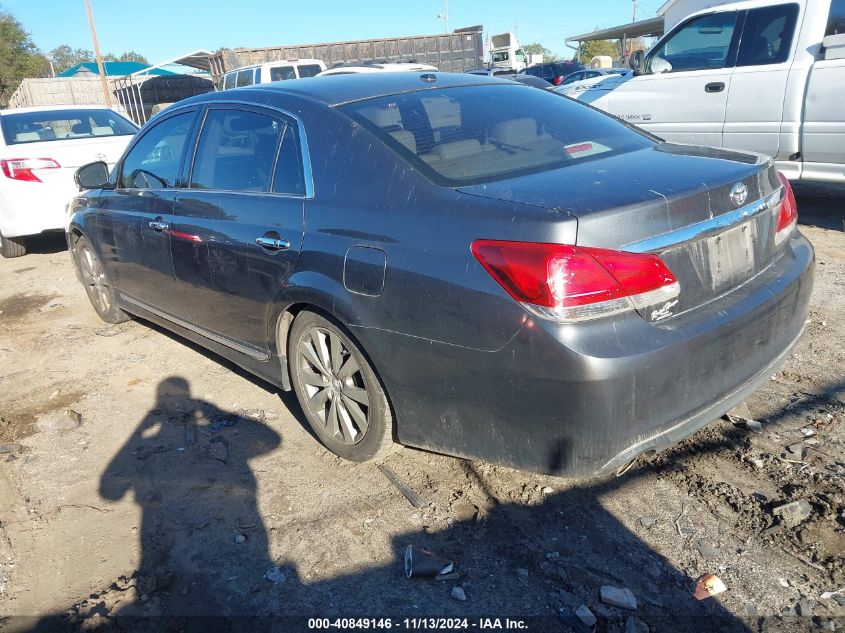 2011 Toyota Avalon Limited VIN: 4T1BK3DB9BU398560 Lot: 40849146