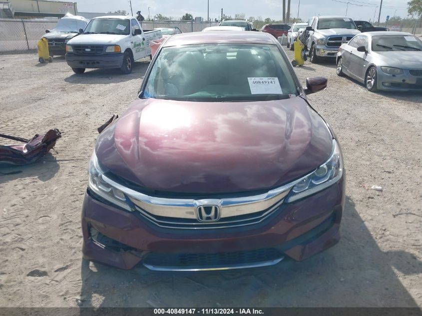 2016 Honda Accord Lx VIN: 1HGCR2F36GA050715 Lot: 40849147