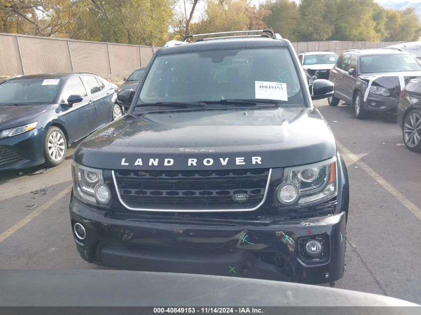 2016 Land Rover Lr4 VIN: SALAK2V61GA822617 Lot: 40849153