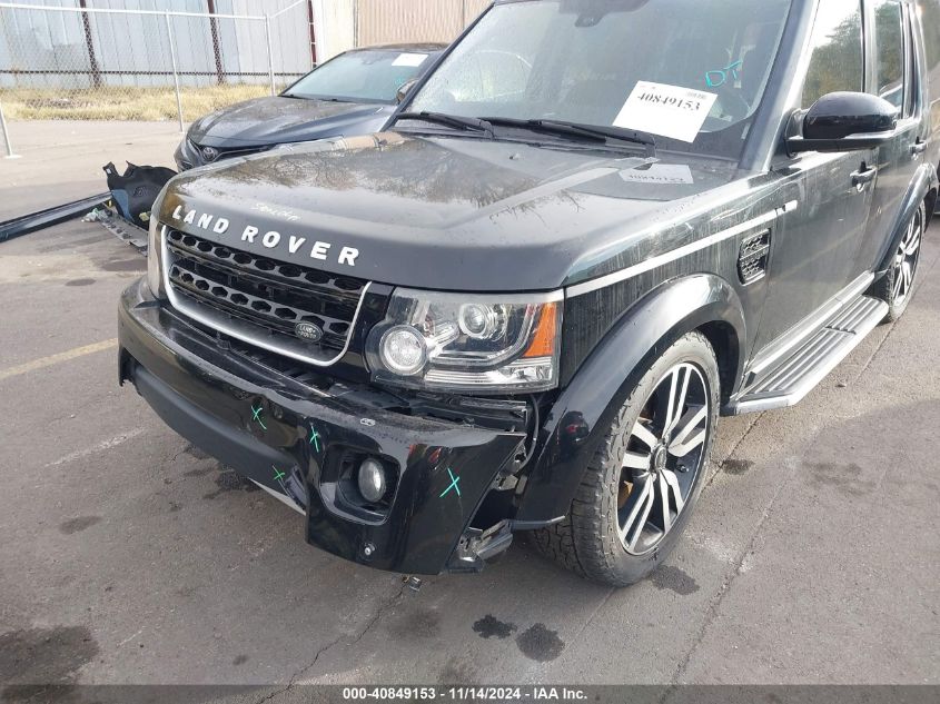 2016 LAND ROVER LR4 VIN: SALAK2V61GA822617