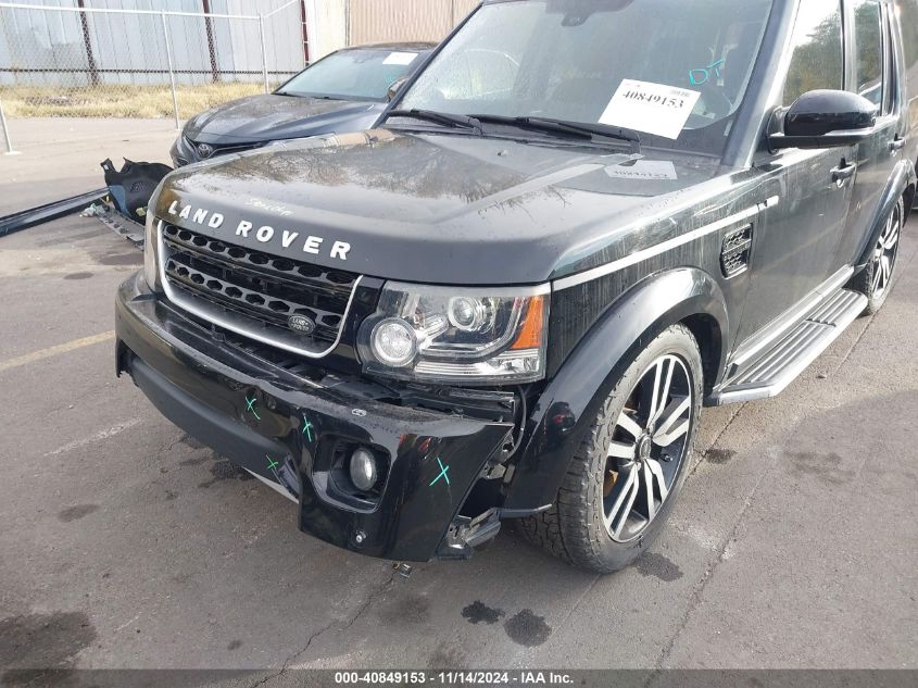 2016 Land Rover Lr4 VIN: SALAK2V61GA822617 Lot: 40849153