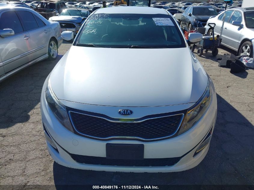 2015 Kia Optima Lx VIN: KNAGM4A79F5633918 Lot: 40849176