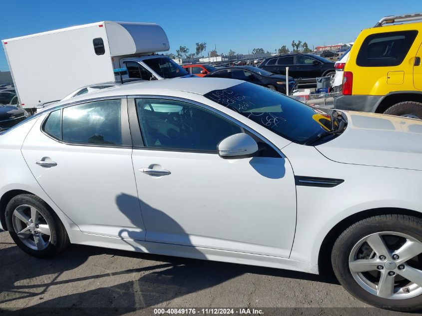 2015 Kia Optima Lx VIN: KNAGM4A79F5633918 Lot: 40849176