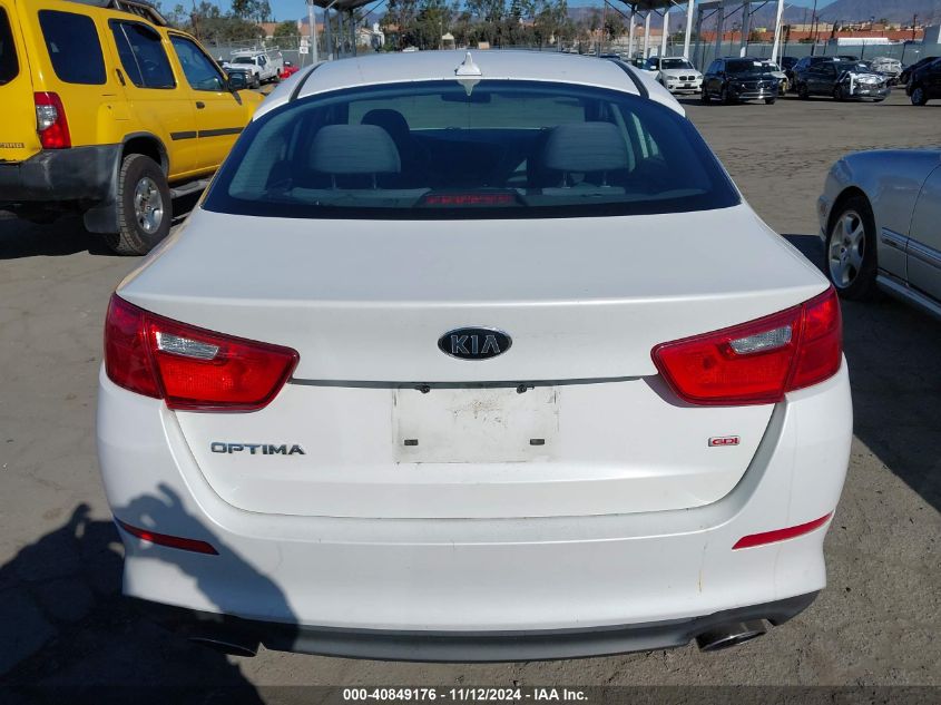 2015 Kia Optima Lx VIN: KNAGM4A79F5633918 Lot: 40849176