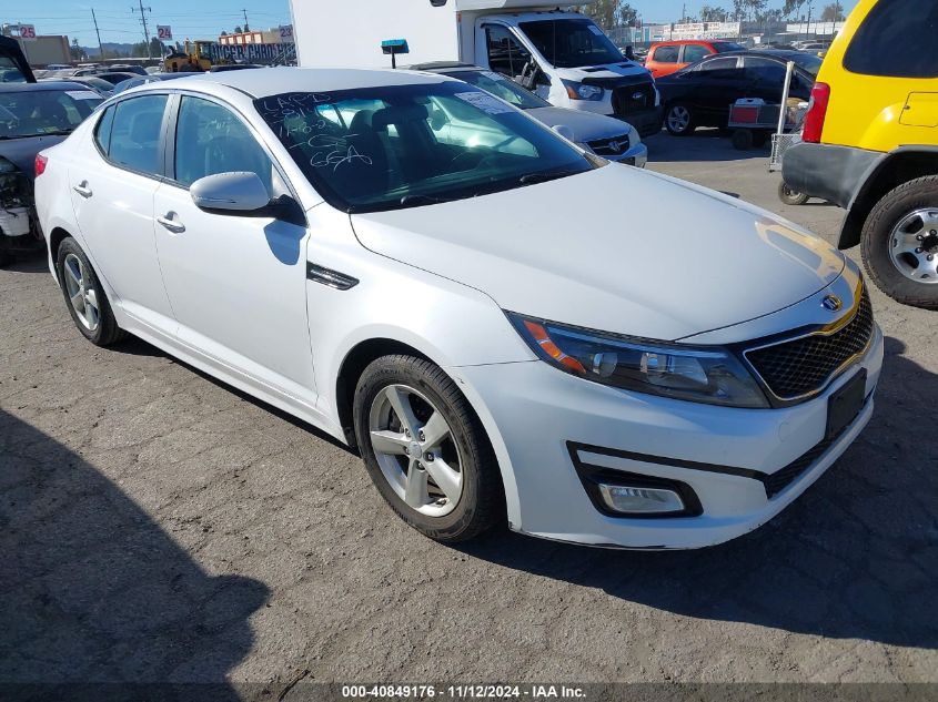 2015 Kia Optima Lx VIN: KNAGM4A79F5633918 Lot: 40849176