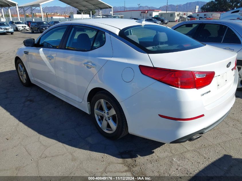 2015 Kia Optima Lx VIN: KNAGM4A79F5633918 Lot: 40849176