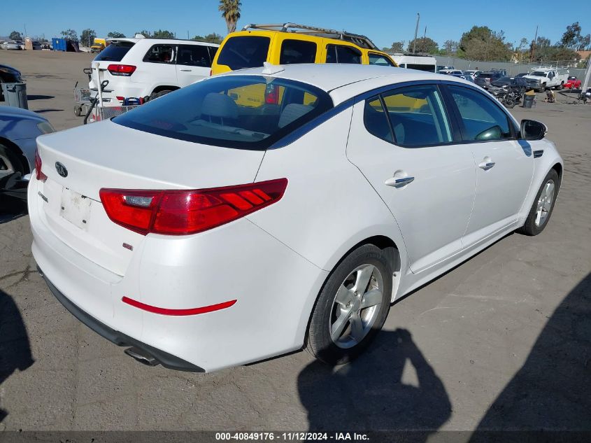 2015 Kia Optima Lx VIN: KNAGM4A79F5633918 Lot: 40849176