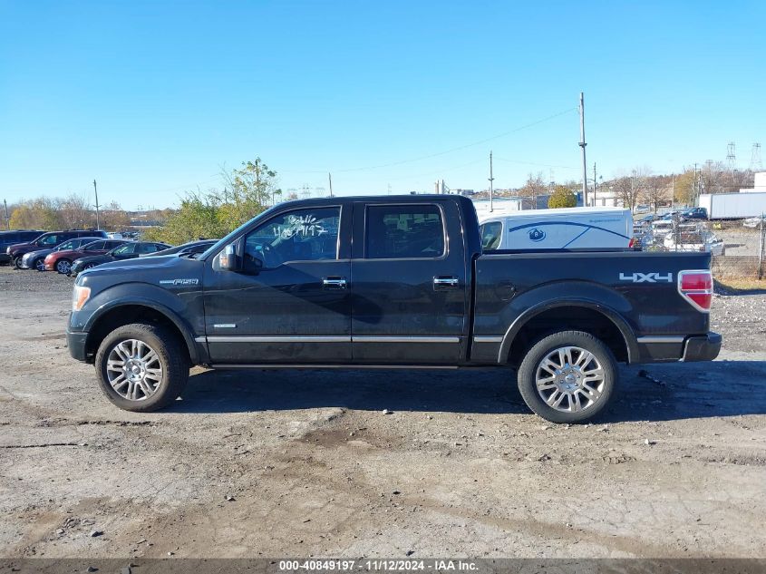 2012 Ford F-150 Platinum VIN: 1FTFW1ETXCFB20021 Lot: 40849197