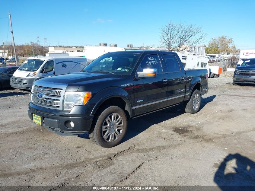 2012 Ford F-150 Platinum VIN: 1FTFW1ETXCFB20021 Lot: 40849197