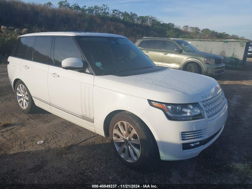 VIN SALGS2DF2DA105019 2013 Land Rover Range Rover, Hse no.1