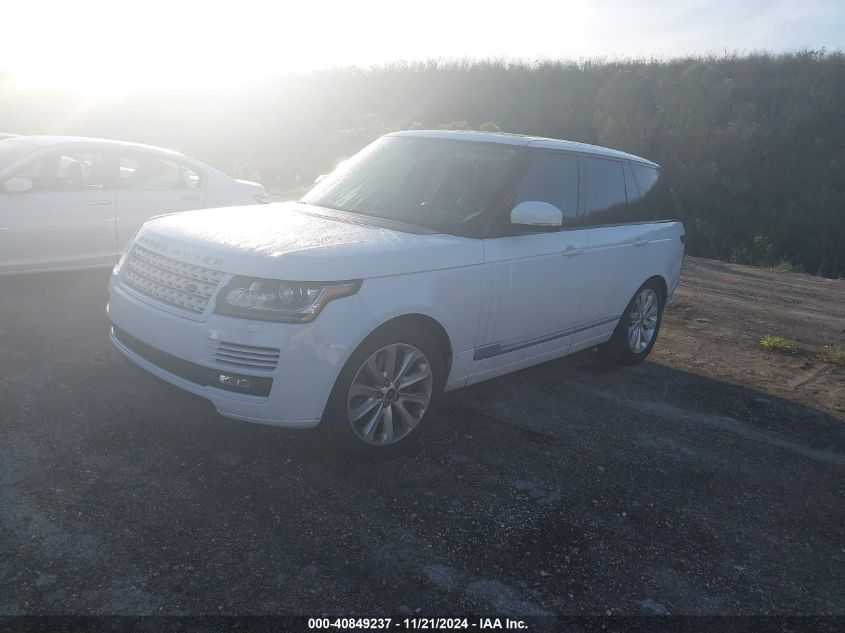 VIN SALGS2DF2DA105019 2013 Land Rover Range Rover, Hse no.2