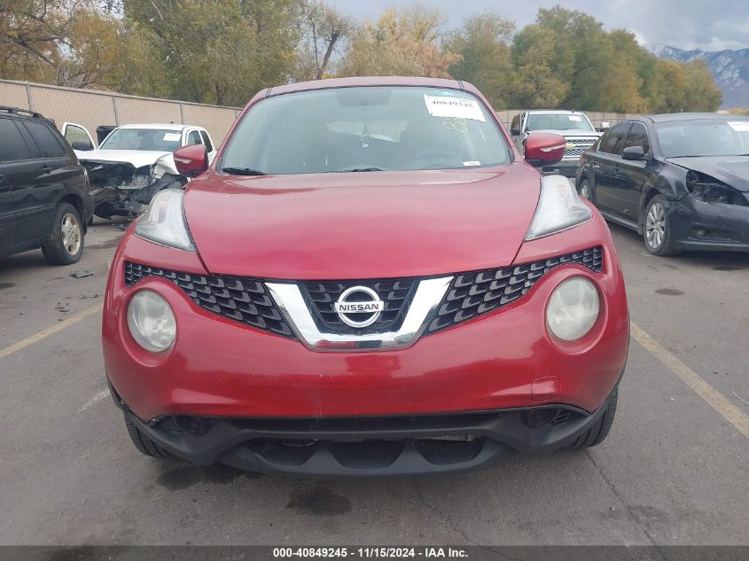 2015 Nissan Juke S VIN: JN8AF5MV2FT565030 Lot: 40849245