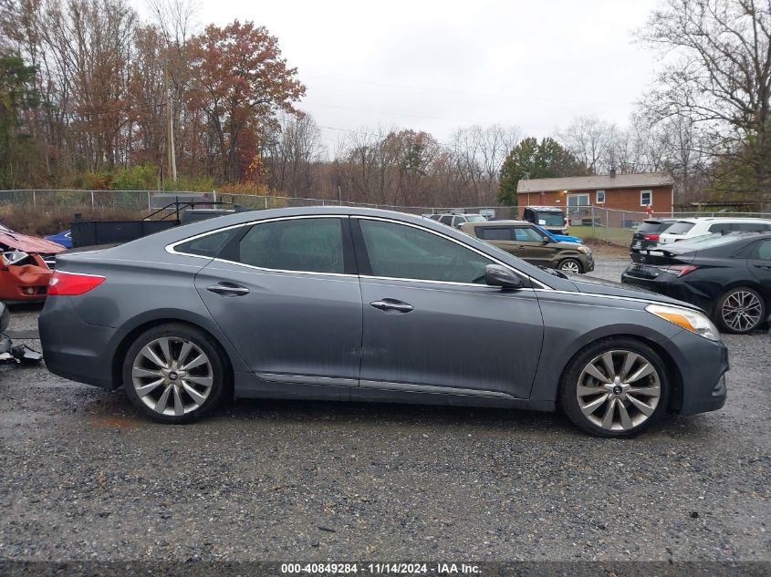 2013 HYUNDAI AZERA KMHFH4JG0DA320176