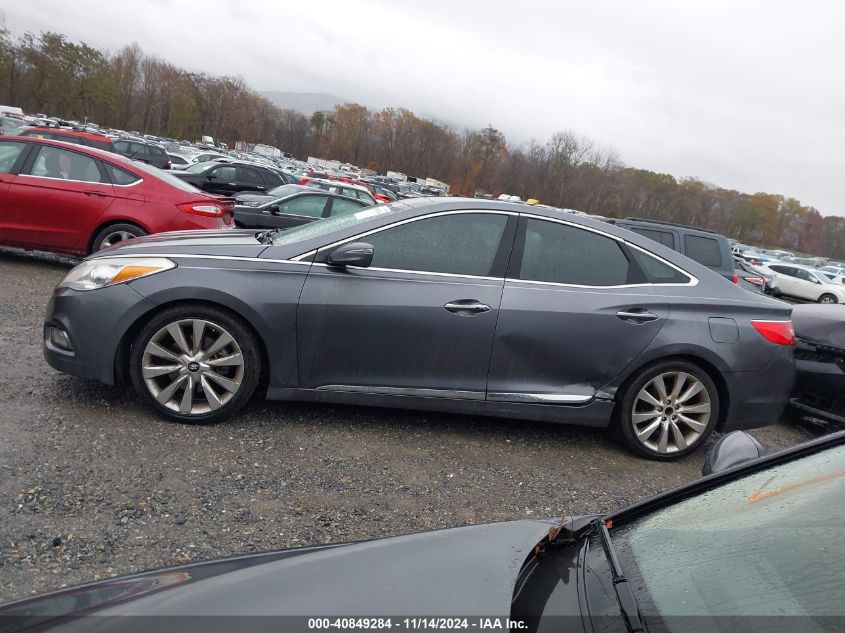 2013 HYUNDAI AZERA KMHFH4JG0DA320176