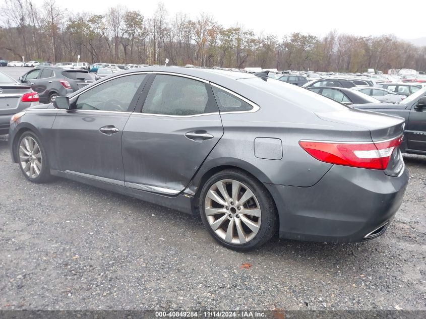 2013 HYUNDAI AZERA KMHFH4JG0DA320176