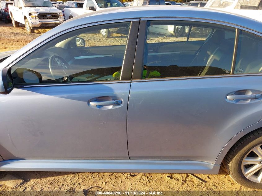 2010 Subaru Legacy 2.5I Premium VIN: 4S3BMBB66A3228823 Lot: 40849296