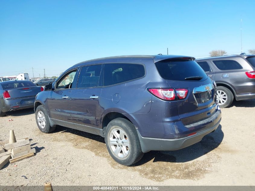 2014 Chevrolet Traverse Ls VIN: 1GNKRFED2EJ206152 Lot: 40849311