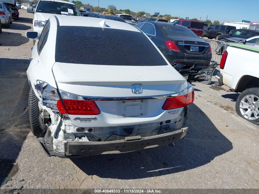 2015 HONDA ACCORD HYBRID VIN: 1HGCR6F79FA011934