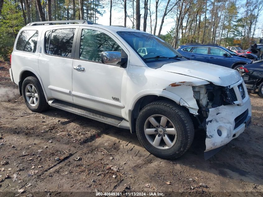 2008 Nissan Armada Se VIN: 5N1BA08DX8N618305 Lot: 40849361