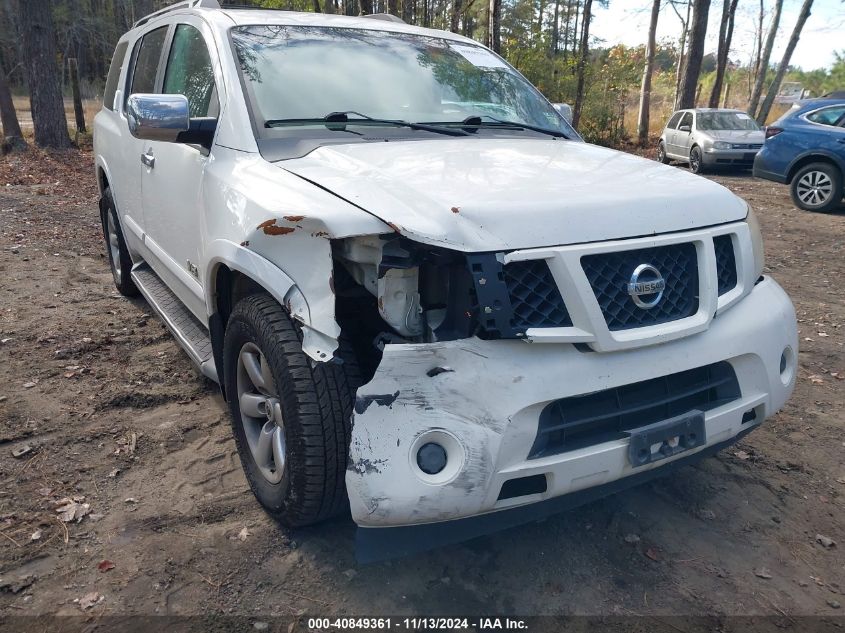 2008 Nissan Armada Se VIN: 5N1BA08DX8N618305 Lot: 40849361