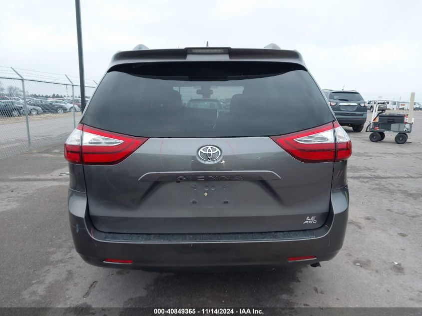 2018 Toyota Sienna Le 7 Passenger VIN: 5TDJZ3DCXJS189853 Lot: 40849365