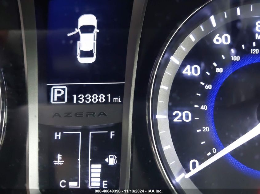 2013 HYUNDAI AZERA KMHFH4JG7DA198626
