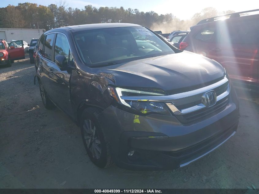 2020 Honda Pilot Awd Ex-L VIN: 5FNYF6H5XLB067599 Lot: 40849399