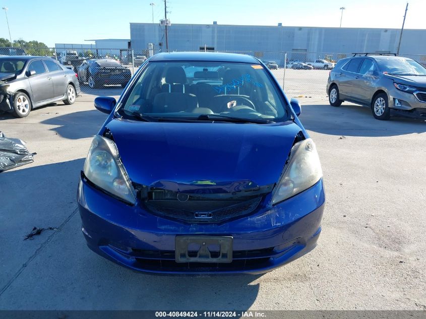 2013 Honda Fit VIN: JHMGE8G30DC076898 Lot: 40849424