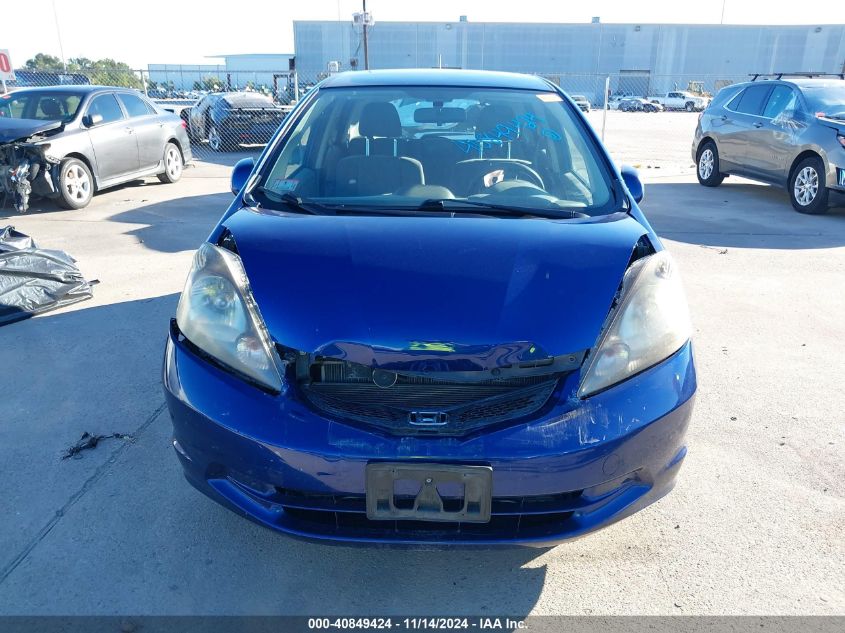 2013 Honda Fit VIN: JHMGE8G30DC076898 Lot: 40849424