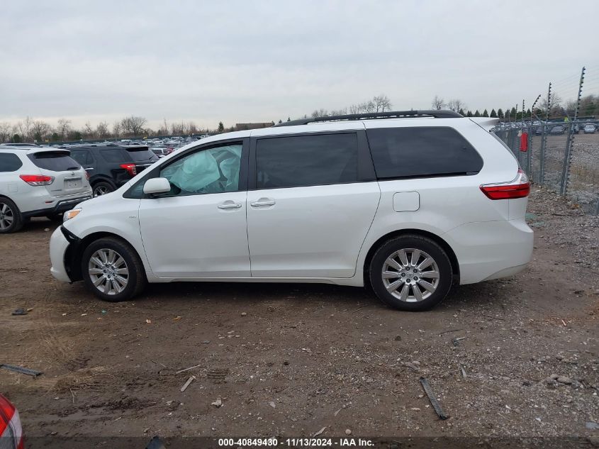 2016 Toyota Sienna Xle 7 Passenger VIN: 5TDDK3DC3GS129715 Lot: 40849430