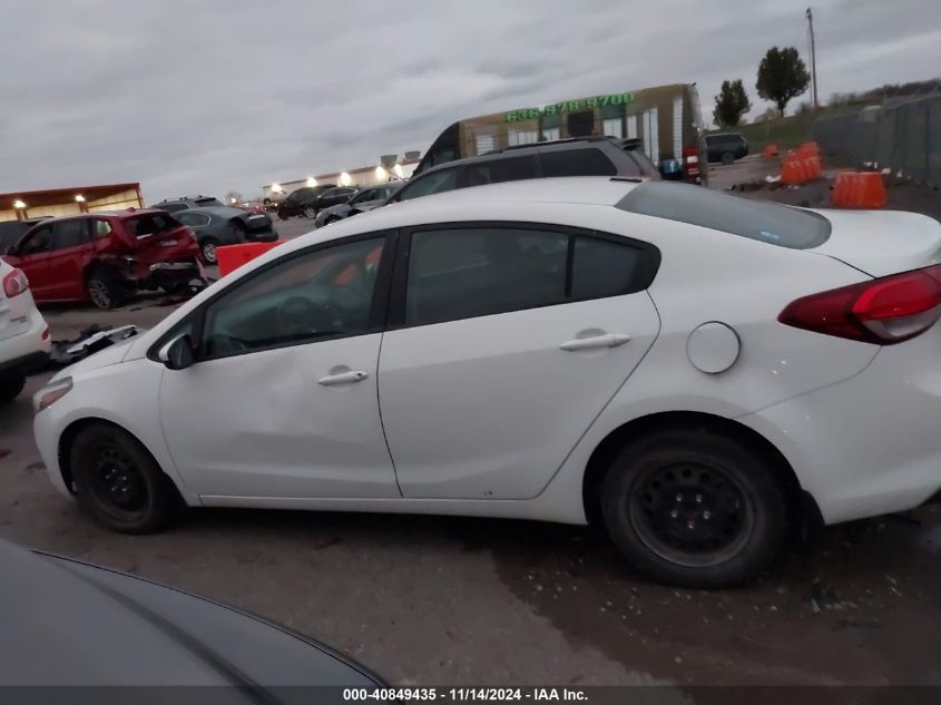 2017 Kia Forte Lx VIN: 3KPFK4A75HE056476 Lot: 40849435