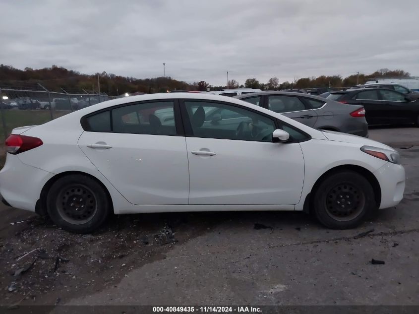 2017 KIA FORTE VIN: 3KPFK4A75HE056476