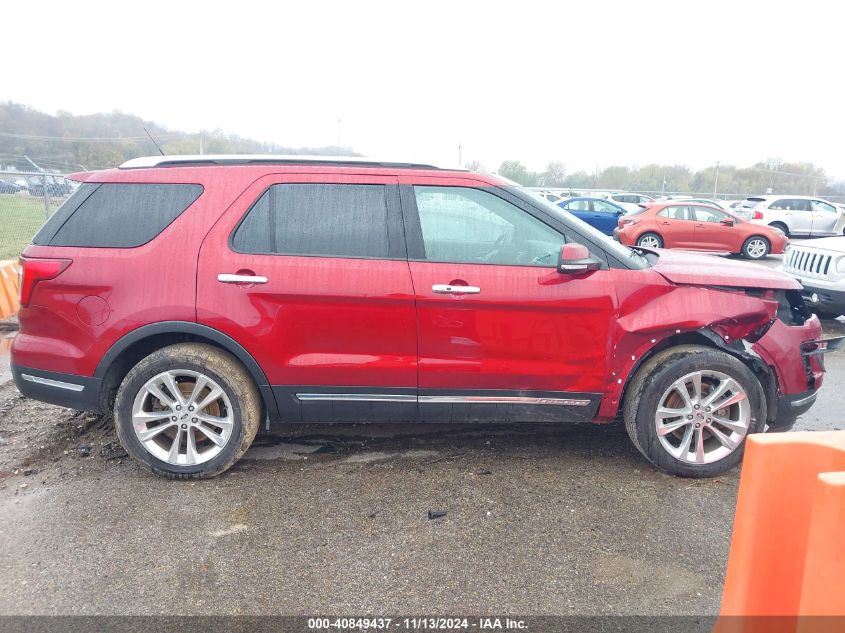 2018 Ford Explorer Limited VIN: 1FM5K8FH5JGC95953 Lot: 40849437