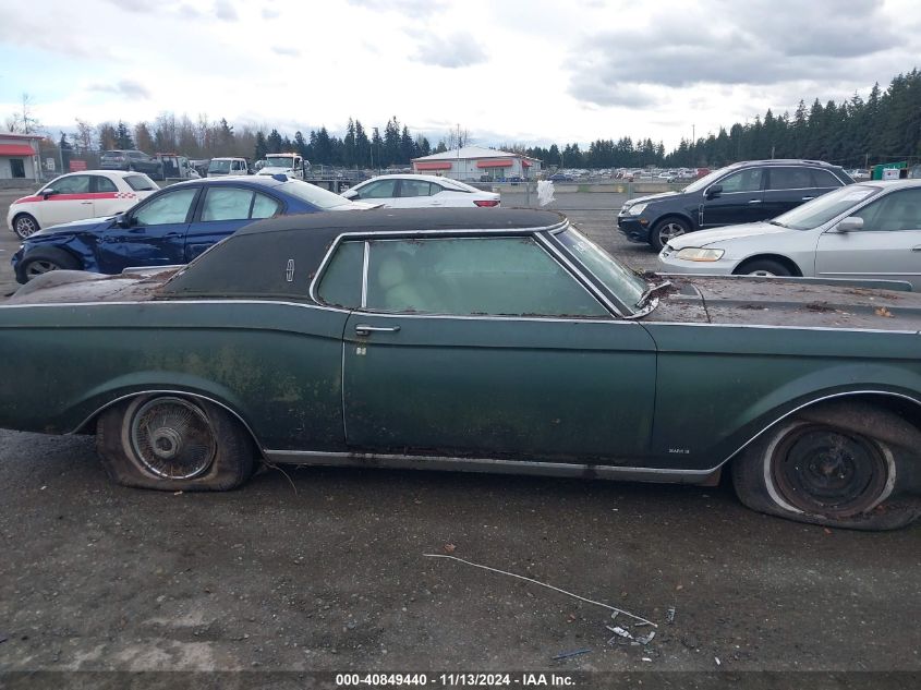 1969 Lincoln Continental VIN: 9Y89A841709 Lot: 40849440