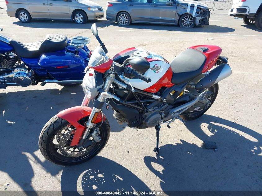 2010 Ducati Monster 696 VIN: ZDM1RADN4AB030778 Lot: 40849442