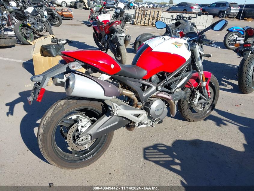 2010 Ducati Monster 696 VIN: ZDM1RADN4AB030778 Lot: 40849442