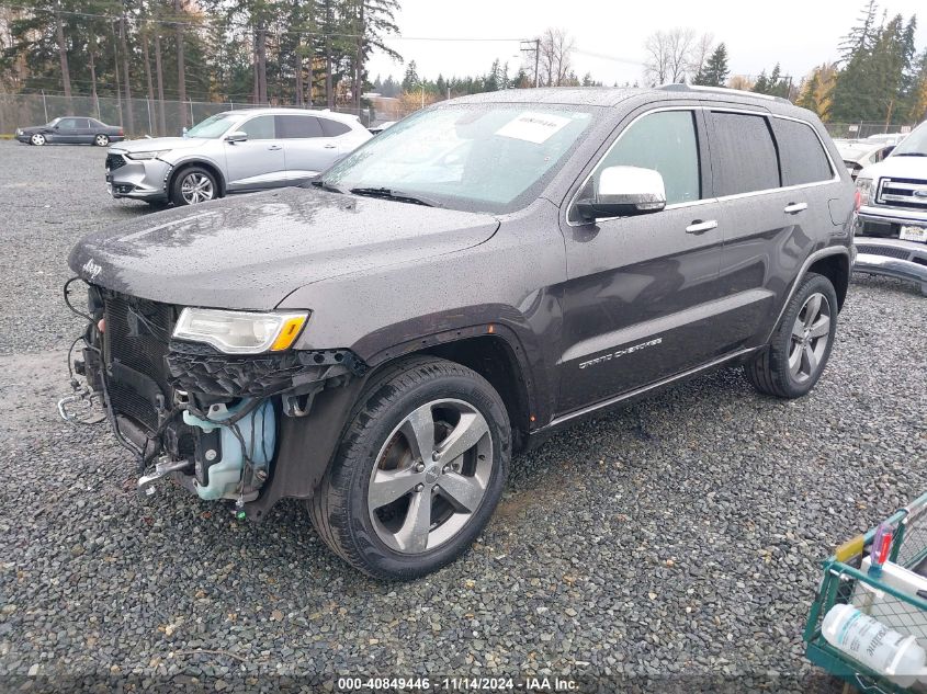 2015 Jeep Grand Cherokee Overland VIN: 1C4RJECG4FC792980 Lot: 40849446