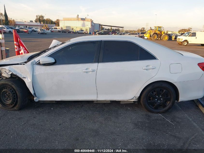 2012 Toyota Camry Le VIN: 4T1BF1FK7CU536118 Lot: 40849448