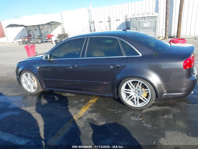 2007 Audi Rs 4 4.2L VIN: WUARU78E97N903283 Lot: 40849459