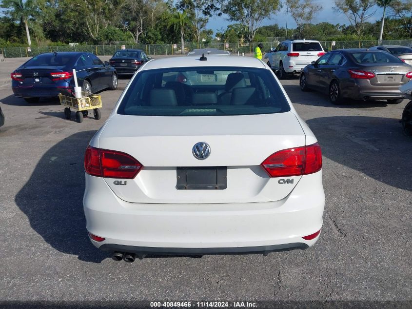 2013 Volkswagen Jetta Gli Autobahn VIN: 3VW467AJ0DM377542 Lot: 40849466